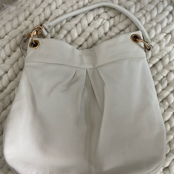 SOLD. Leather Hobo - Picture 2 of 6